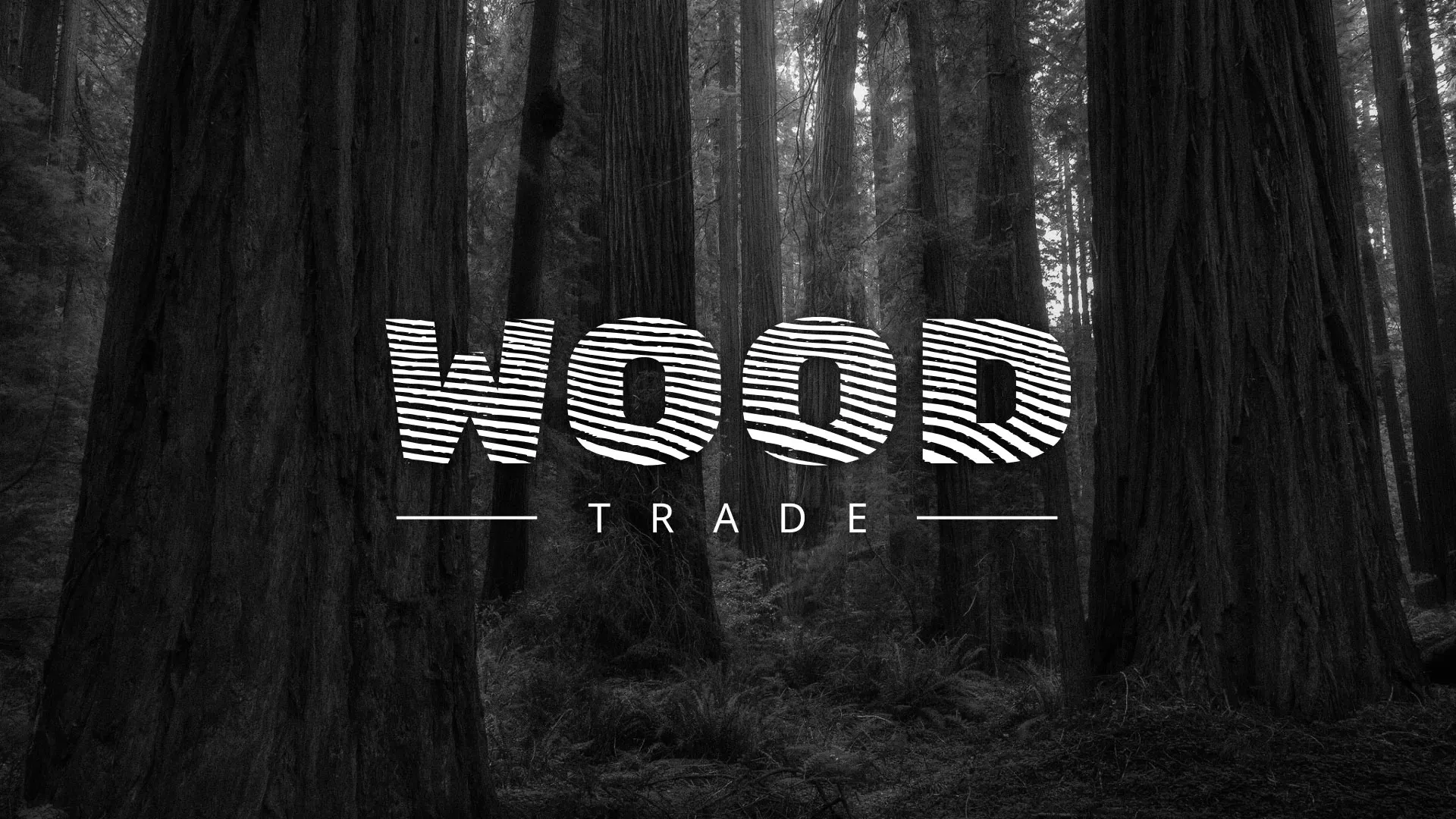 Разработка логотипа для компании «Wood Trade» в Рославле